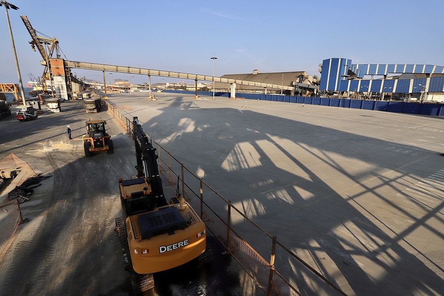 Construction of the new pulp terminal at the Port of Paranaguá begins